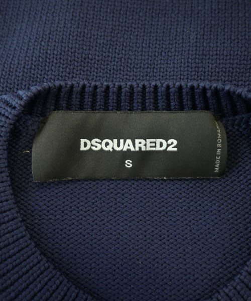 DSQUARED（ディースクエアード）ニット・セーター 紺 サイズ:S メンズ/2200720376074