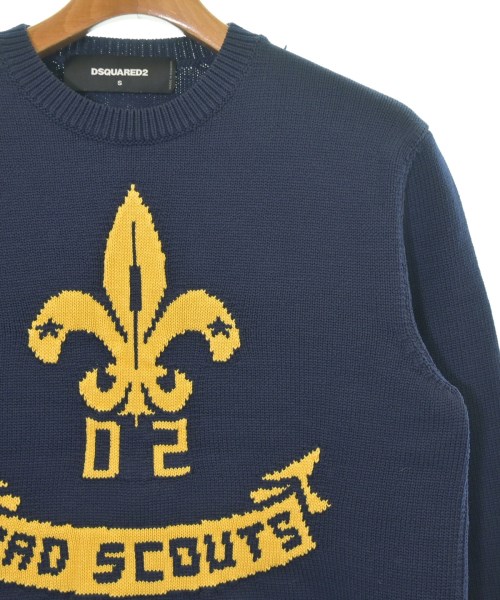 DSQUARED（ディースクエアード）ニット・セーター 紺 サイズ:S メンズ/2200720376074