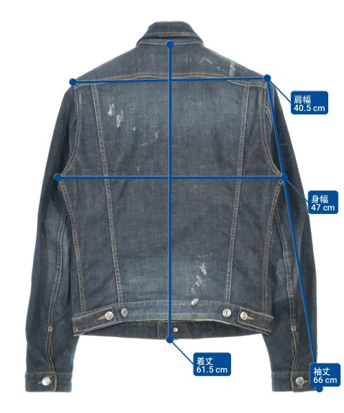 DSQUARED（ディースクエアード）デニムジャケット 紺 サイズ:44(S位) メンズ/2200720376081