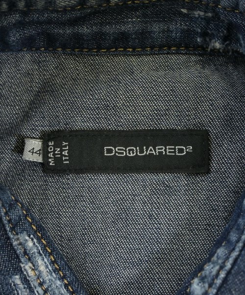 DSQUARED（ディースクエアード）カジュアルシャツ 紺 サイズ:44(S位) メンズ/2200720376104