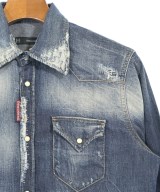 DSQUARED（ディースクエアード）カジュアルシャツ 紺 サイズ:44(S位) メンズ/2200720376104