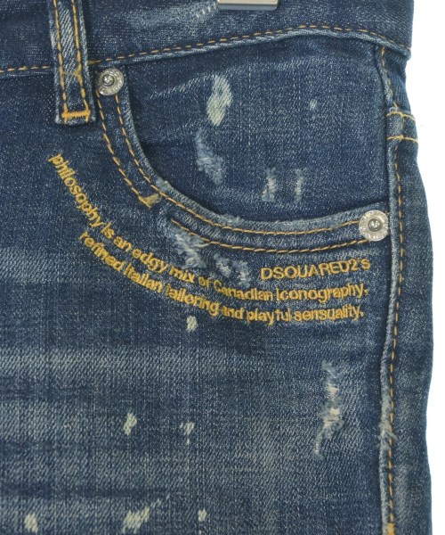 DSQUARED（ディースクエアード）デニムパンツ 紺 サイズ:34(XXS位) レディース/2200722596036