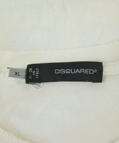 DSQUARED（ディースクエアード）Tシャツ・カットソー 白 サイズ:XL メンズ/2200681989139
