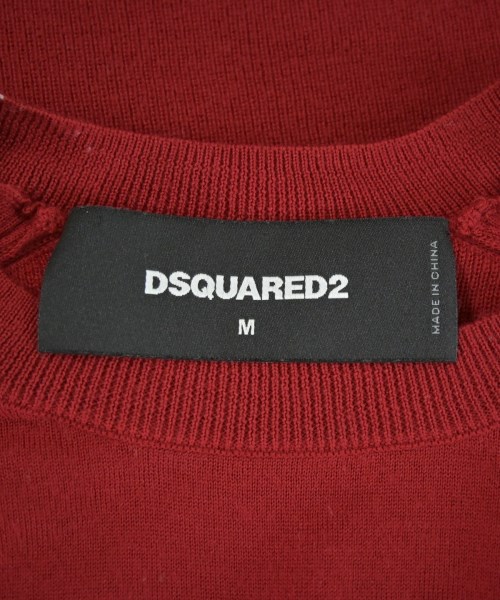 DSQUARED（ディースクエアード）ニット・セーター 赤 サイズ:M メンズ/2200722988176