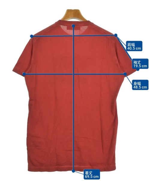 DSQUARED（ディースクエアード）Tシャツ・カットソー 赤 サイズ:L メンズ/2200722988428