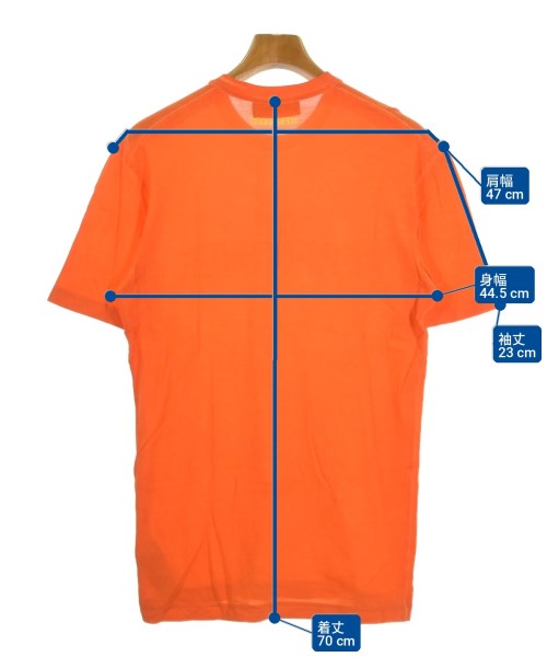 DSQUARED（ディースクエアード）Tシャツ・カットソー オレンジ サイズ:M メンズ/2200722988442