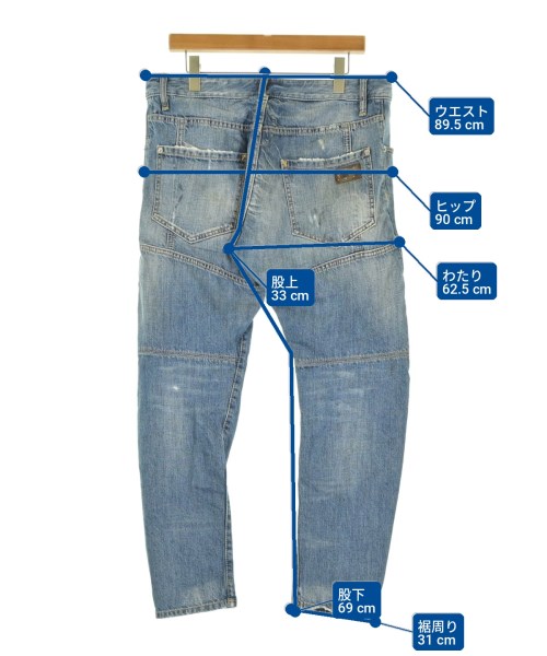 DSQUARED（ディースクエアード）デニムパンツ 青 サイズ:48(L位) メンズ/2200723223030