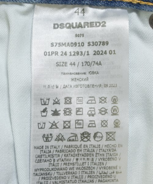 DSQUARED（ディースクエアード）ミニスカート 青 サイズ:44(L位) レディース/2200719617232