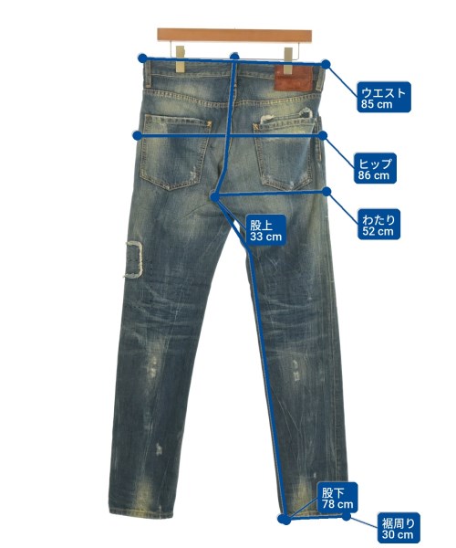 DSQUARED（ディースクエアード）デニムパンツ 青 サイズ:46(M位) メンズ/2200723810285