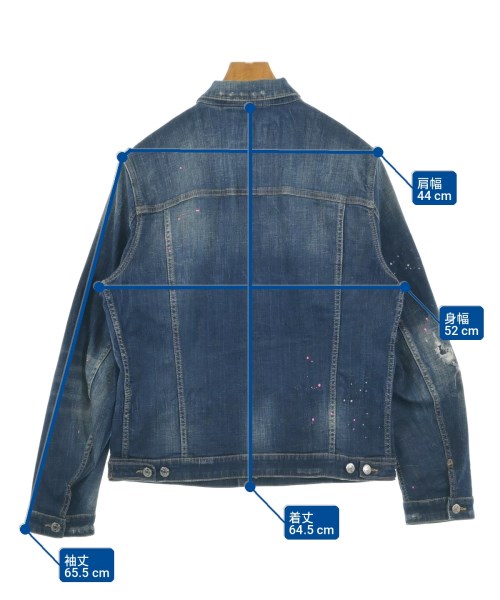 DSQUARED（ディースクエアード）デニムジャケット 青 サイズ:54(XXXL位) メンズ/2200724789016