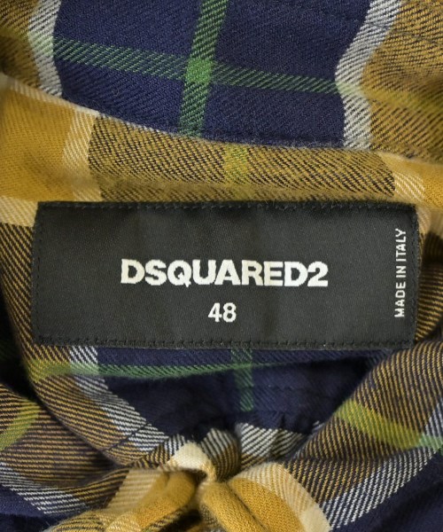 DSQUARED（ディースクエアード）カジュアルシャツ 黄 サイズ:48(L位) メンズ/2200720672022