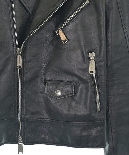 DSQUARED（ディースクエアード）ライダース 黒 サイズ:48(L位) メンズ/2200725569112