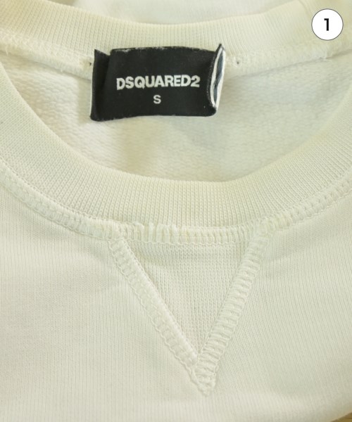 DSQUARED（ディースクエアード）スウェット 白 サイズ:S メンズ/2200726335037