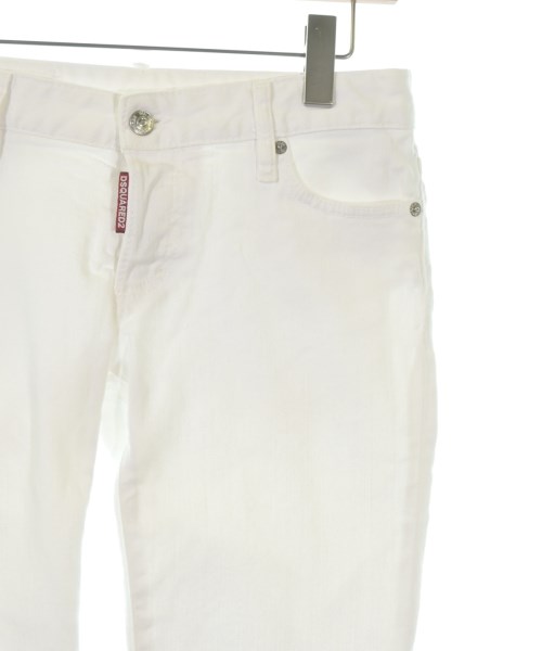 DSQUARED（ディースクエアード）デニムパンツ 白 サイズ:40(M位) レディース/2200722144022