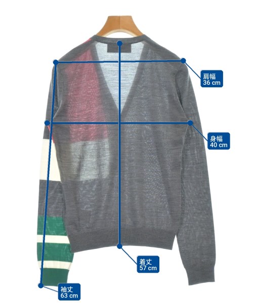 DSQUARED（ディースクエアード）カーディガン グレー サイズ:XS レディース/2200726685217