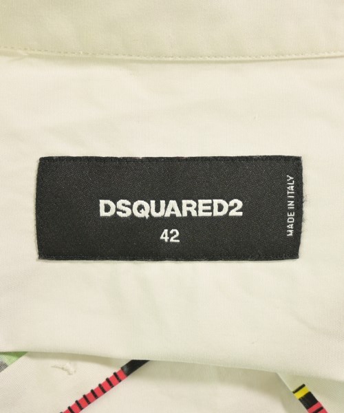 DSQUARED（ディースクエアード）カジュアルシャツ 白 サイズ:42(XS位) メンズ/2200727162083