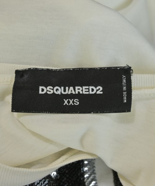 DSQUARED（ディースクエアード）Tシャツ・カットソー 白 サイズ:XXS レディース/2200726072109