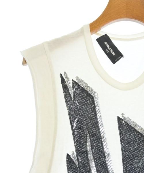 DSQUARED（ディースクエアード）Tシャツ・カットソー 白 サイズ:XXS レディース/2200726072109