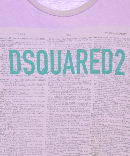 DSQUARED（ディースクエアード）Tシャツ・カットソー 紫 サイズ:XL メンズ/2200728171039