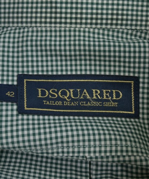 DSQUARED（ディースクエアード）カジュアルシャツ 緑 サイズ:42(XS位) メンズ/2200722701171