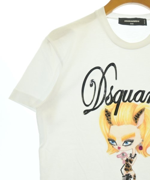 DSQUARED（ディースクエアード）Tシャツ・カットソー 白 サイズ:XXS レディース/2200728863057