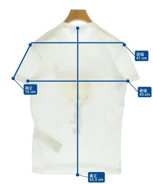 DSQUARED（ディースクエアード）Tシャツ・カットソー 白 サイズ:XXS レディース/2200728863057