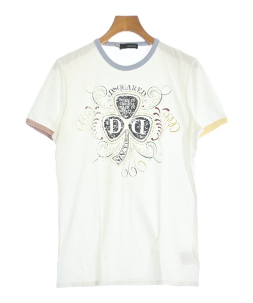 DSQUARED(ディースクエアード)Tシャツ・カットソー 白 サイズ:L/2200683285192