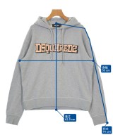 DSQUARED（ディースクエアード）パーカー グレー サイズ:XS レディース/2200684650036