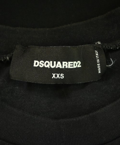 DSQUARED（ディースクエアード）Tシャツ・カットソー 黒 サイズ:XXS レディース/2200670676019