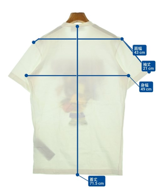 DSQUARED（ディースクエアード）Tシャツ・カットソー 白 サイズ:S レディース/2200670676026