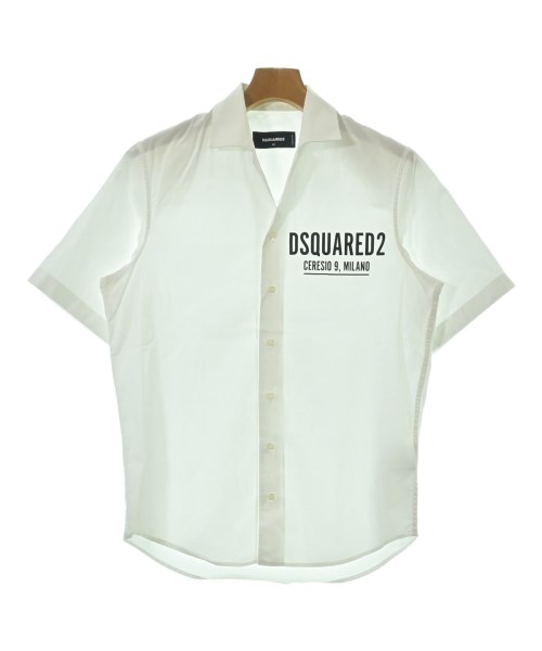 DSQUARED(ディースクエアード)カジュアルシャツ 白 サイズ:42(XS位)/2200685037034