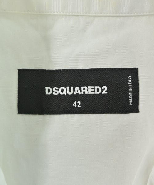 DSQUARED（ディースクエアード）カジュアルシャツ 白 サイズ:42(XS位) メンズ/2200685037034