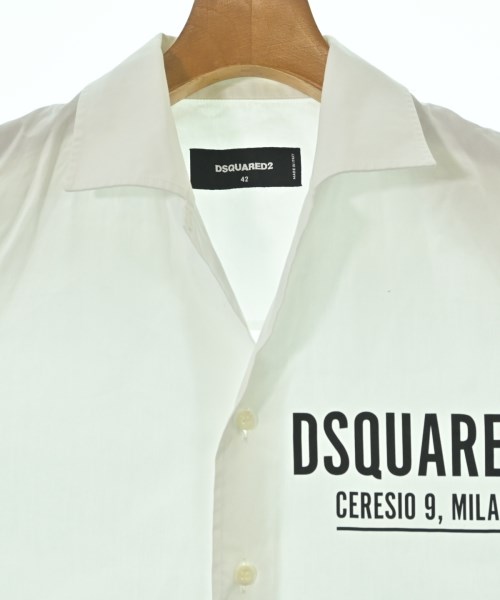 DSQUARED（ディースクエアード）カジュアルシャツ 白 サイズ:42(XS位) メンズ/2200685037034