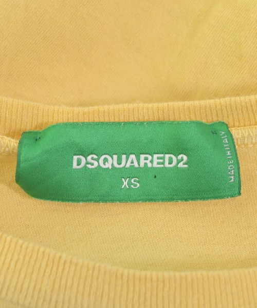 DSQUARED（ディースクエアード）Tシャツ・カットソー 黄 サイズ:XS レディース/2200685868065