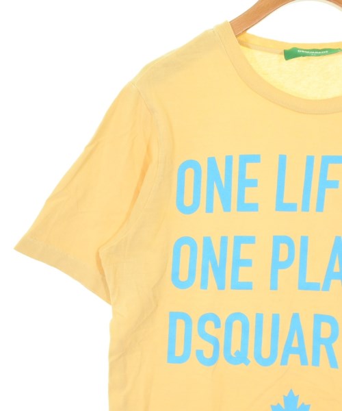 DSQUARED（ディースクエアード）Tシャツ・カットソー 黄 サイズ:XS レディース/2200685868065