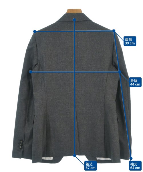 DSQUARED（ディースクエアード）テーラードジャケット グレー サイズ:42(M位) レディース/2200682813013