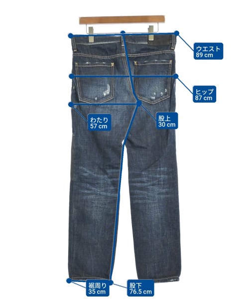 DSQUARED（ディースクエアード）デニムパンツ 青 サイズ:48(L位) メンズ/2200684828077