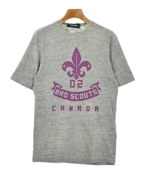 DSQUARED(ディースクエアード)Tシャツ・カットソー グレー サイズ:S/2200683780086