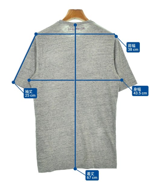 DSQUARED（ディースクエアード）Tシャツ・カットソー グレー サイズ:S レディース/2200683780086