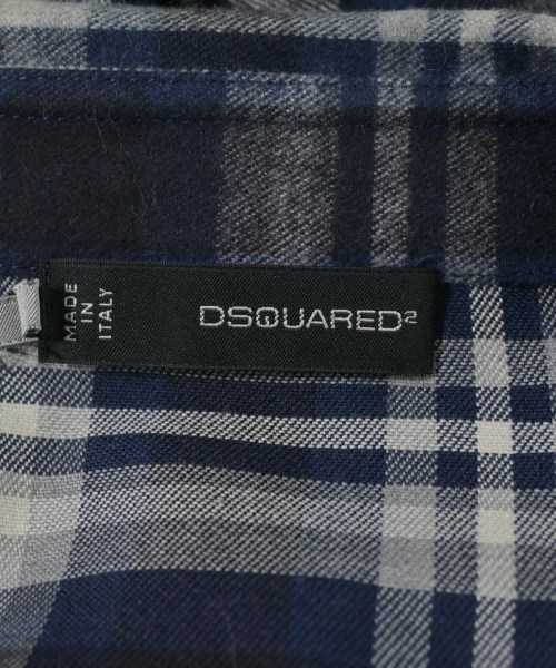 DSQUARED（ディースクエアード）カジュアルシャツ 紺 サイズ:48(L位) メンズ/2200691416229