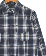 DSQUARED（ディースクエアード）カジュアルシャツ 紺 サイズ:48(L位) メンズ/2200691416229