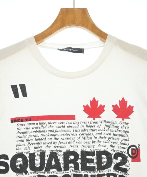 DSQUARED（ディースクエアード）Tシャツ・カットソー 白 サイズ:M メンズ/2200692286081