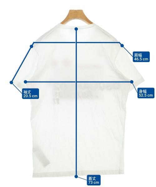 DSQUARED（ディースクエアード）Tシャツ・カットソー 白 サイズ:M メンズ/2200692286081