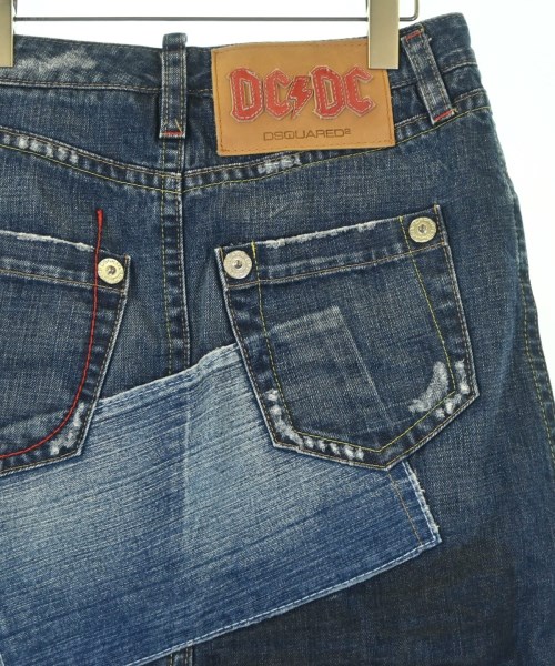DSQUARED（ディースクエアード）ひざ丈スカート 紺 サイズ:38(S位) レディース/2200692418017