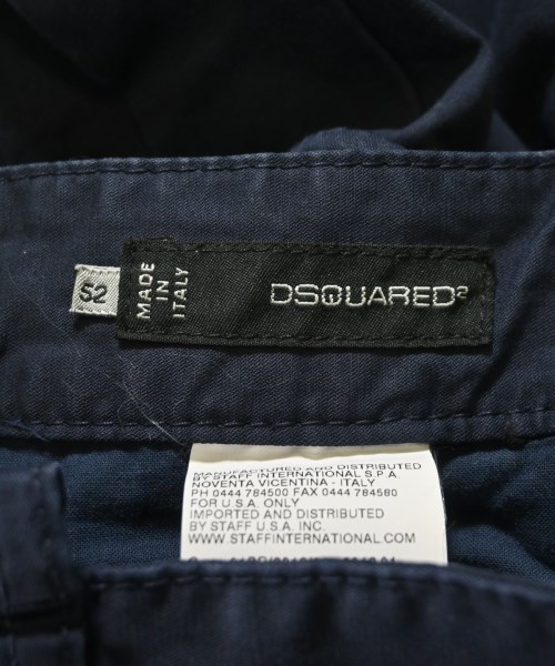 DSQUARED（ディースクエアード）カーゴパンツ 黒 サイズ:52(XXL位) メンズ/2200686275176