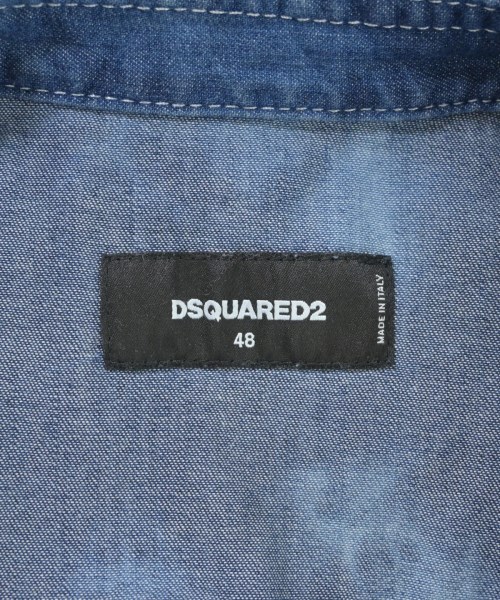 DSQUARED（ディースクエアード）カジュアルシャツ 紺 サイズ:48(L位) メンズ/2200686275244
