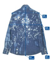 DSQUARED（ディースクエアード）カジュアルシャツ 紺 サイズ:48(L位) メンズ/2200686275244