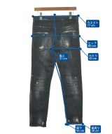 DSQUARED（ディースクエアード）デニムパンツ 黒 サイズ:44(S位) メンズ/2200692220085