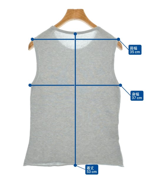 lucien pellat-finet（ルシアンペラフィネ）ベスト グレー サイズ:XS レディース/2200632791057