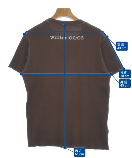 lucien pellat-finet（ルシアンペラフィネ）Tシャツ・カットソー 茶 サイズ:XS レディース/2200622672137